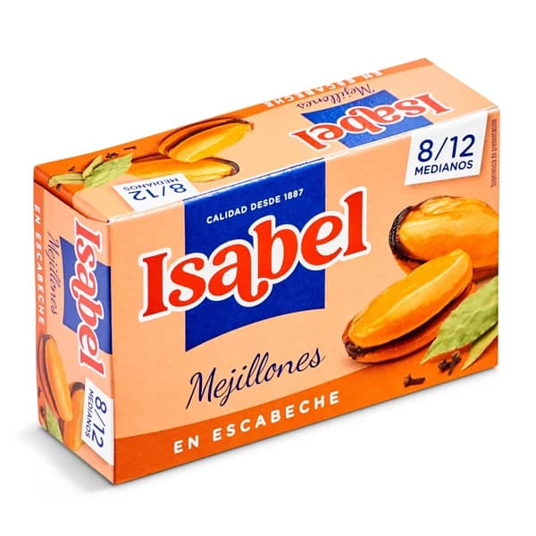 Mejillón en Escabeche 8-12 115G - 0.07 kg - Imagen del producto en Findit