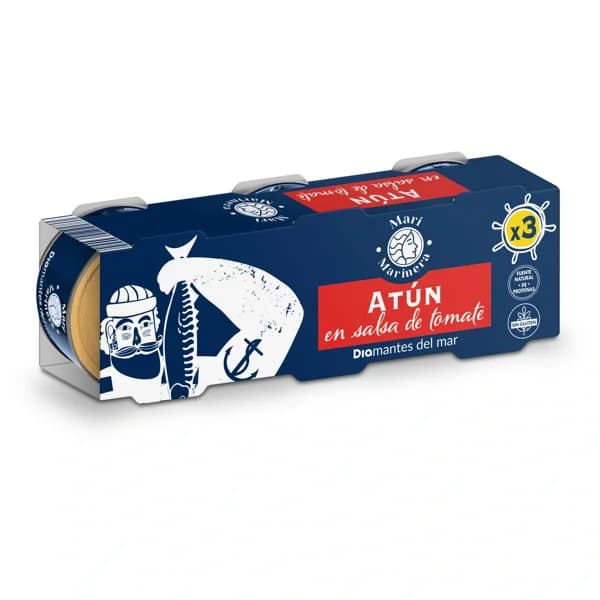 Atún en tomate Mari Marinera de Dia lata 3 x 52 g - 0.16 kg - Imagen del producto en Findit