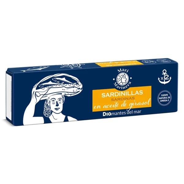 Sardinillas en aceite de girasol Mari Marinera de Dia lata 2 x 65 g - 0.13 kg - Imagen del producto en Findit
