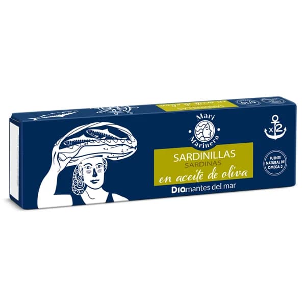 Sardinillas en aceite de oliva Mari Marinera de Dia lata 2 x 62 g - 0.13 kg - Imagen del producto en Findit