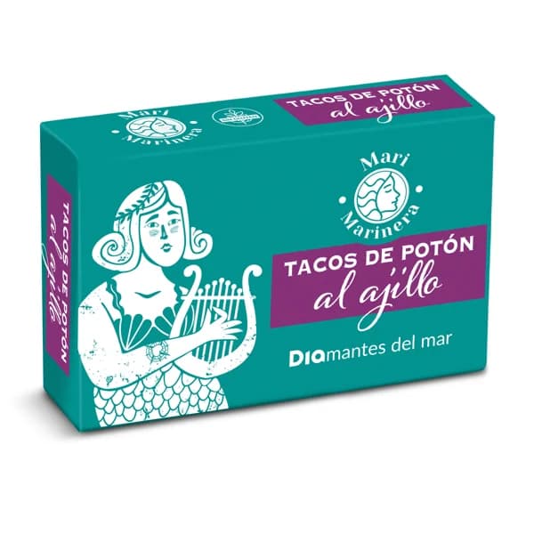 Tacos de potón al ajillo Mari Marinera de Dia lata 72 g - 0.07 kg - Imagen del producto en Findit