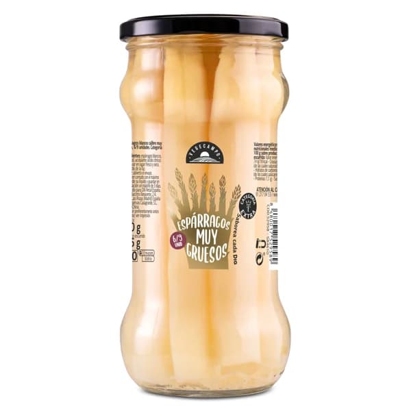 Espárragos blancos muy gruesos 6/9 piezas Vegecampo de Dia frasco 320 g - 0.32 kg - Imagen del producto en Findit