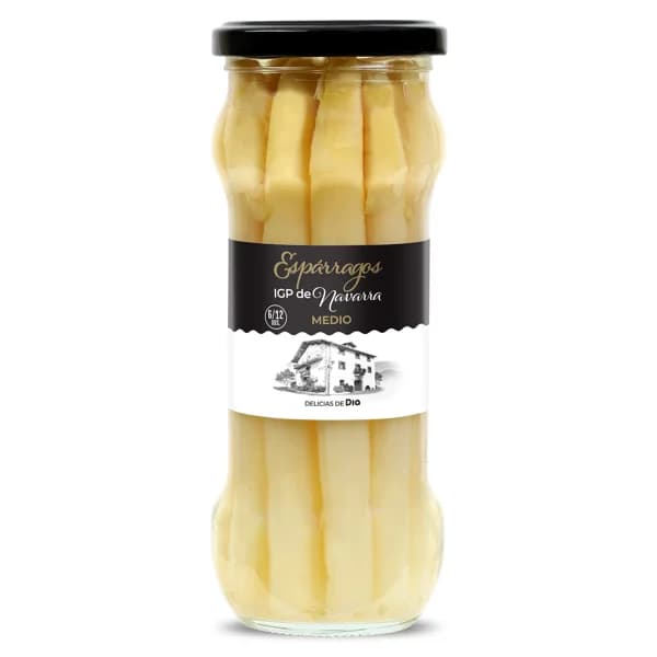 Espárragos blancos igp de navarra Delicias de Dia frasco 205 g - 1 ud - Imagen del producto en Findit