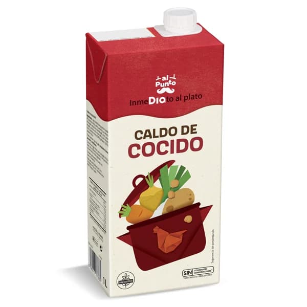 Caldo de cocido Al Punto Dia brik 1 l - 1 l - Imagen del producto en Findit