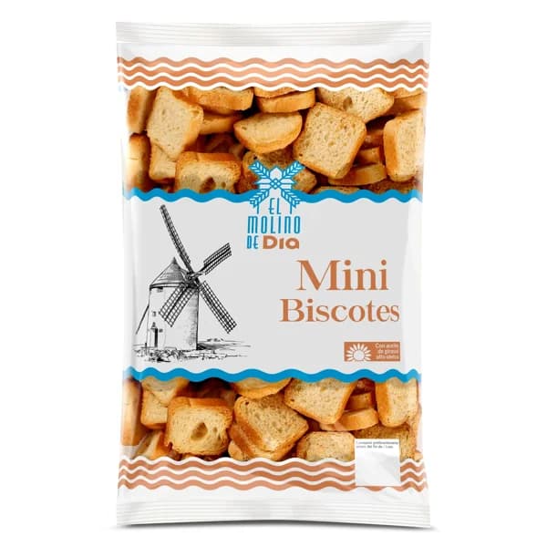 Mini biscotes El molino de Dia bolsa 240 g - 0.24 kg - Imagen del producto en Findit