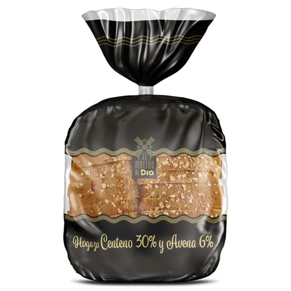 Hogaza de centeno y avena El molino de Dia bolsa 500 g - 0.5 kg - Imagen del producto en Findit