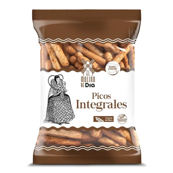 Picos integrales El molino de Dia bolsa 250 g - 0.25 kg - Imagen del producto en Findit
