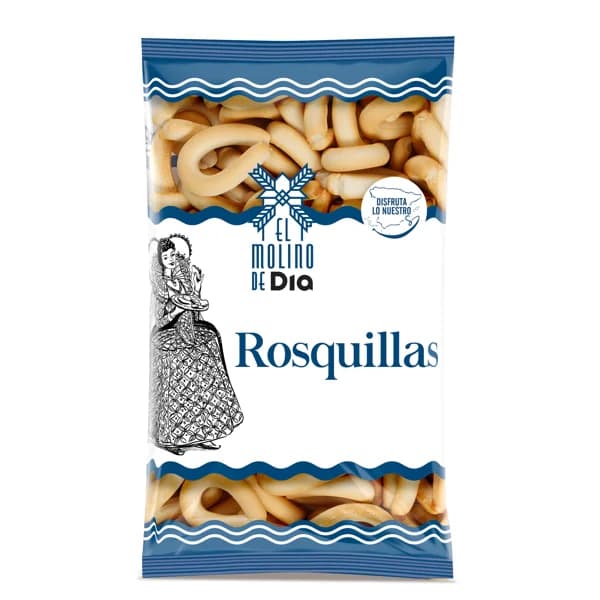 Rosquillas de pan El molino de Dia bolsa 250 g - 0.25 kg - Imagen del producto en Findit