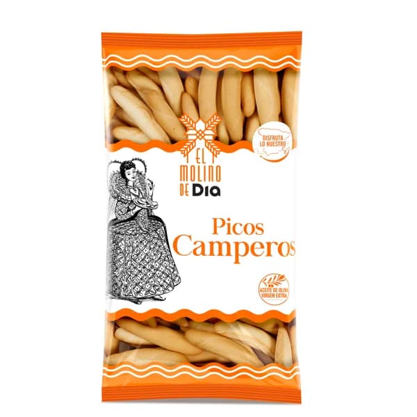 Picos camperos El molino de Dia bolsa 250 g - 0.25 kg - Imagen del producto en Findit