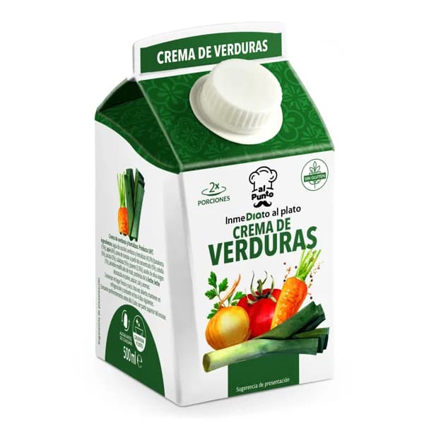 Crema de verduras Al Punto Dia brik 500 ml - 0.5 l - Imagen del producto en Findit