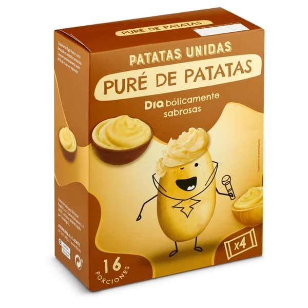 Puré de patatas Patatas Unidas Dia caja 500 g - 0.5 kg - Imagen del producto en Findit