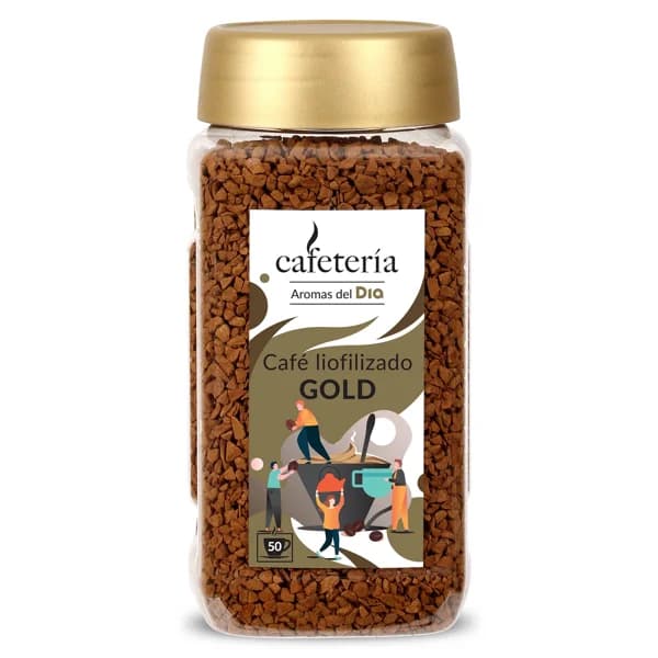 Café soluble liofilizado aroma Cafetería de Dia frasco 100 g - 0.1 kg - Imagen del producto en Findit
