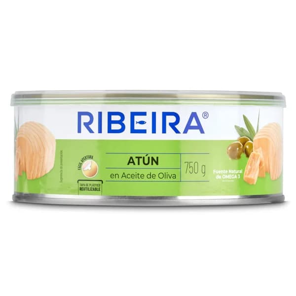 Atún en aceite de oliva Ribeira lata 650 g - 0.65 kg - Imagen del producto en Findit