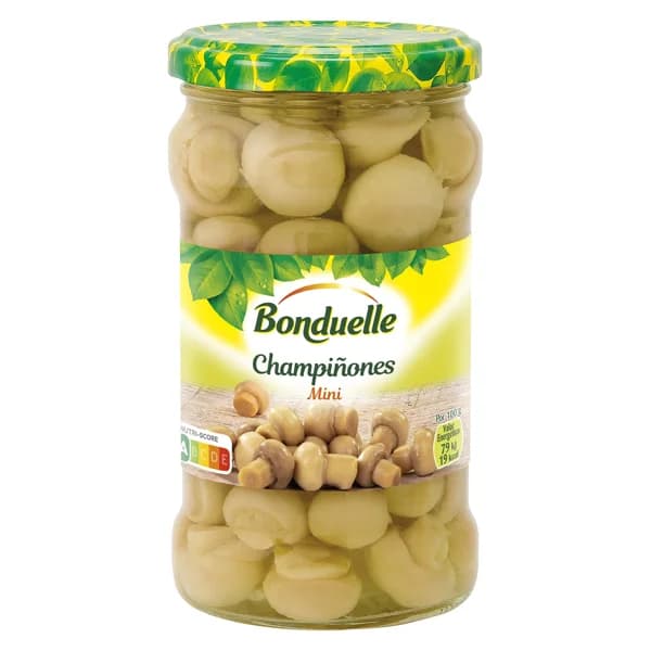 Champiñón mini Bonduelle frasco 170 g - 0.17 kg - Imagen del producto en Findit