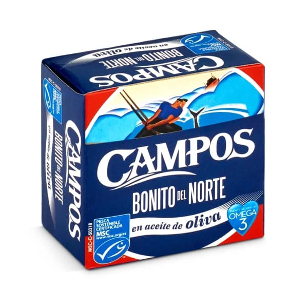 Bonito del norte en aceite de oliva MSC Campos lata 60 g - 0.06 kg - Imagen del producto en Findit