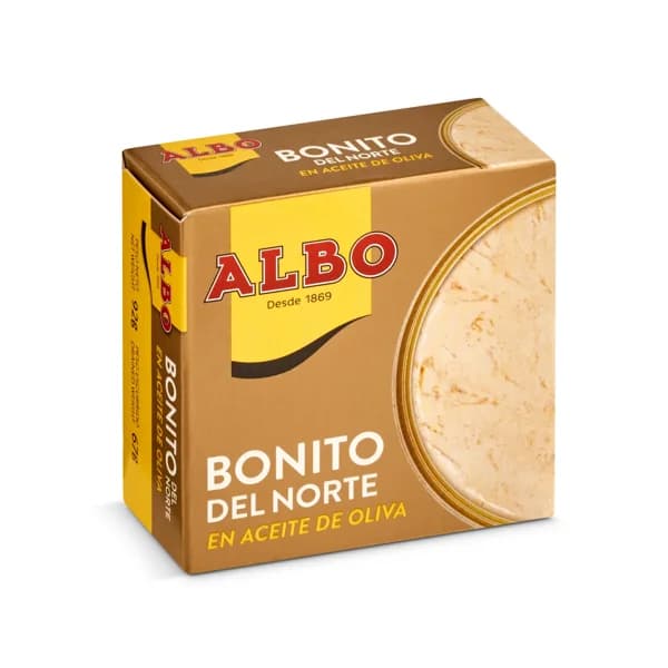 Bonito del norte en aceite de oliva Albo lata 67 g - 0.07 kg - Imagen del producto en Findit