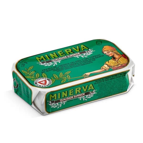 Filetes de sardina en aceite de oliva Minerva lata 85 g - 1 ud - Imagen del producto en Findit