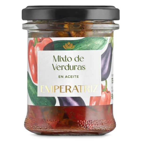 Mixto de verduras en aceite Emperatriz frasco 90 g - 0.08 kg - Imagen del producto en Findit
