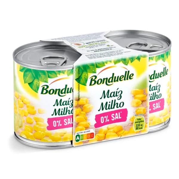 Maíz dulce sin sal Bonduelle lata 2 x 140 g - 0.28 kg - Imagen del producto en Findit
