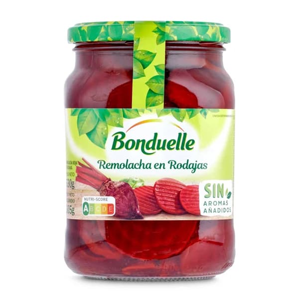 Remolacha en rodajas Bonduelle frasco 305 g - 0.3 kg - Imagen del producto en Findit