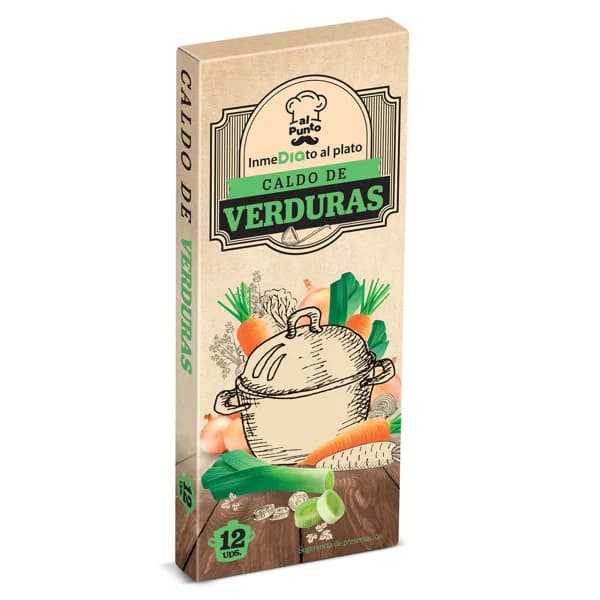 Caldo de verduras Al Punto Dia caja 12 unidades - 11.25 ud - Imagen del producto en Findit