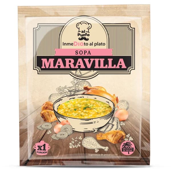 Sopa maravilla Al Punto Dia sobre 90 g - 0.09 kg - Imagen del producto en Findit