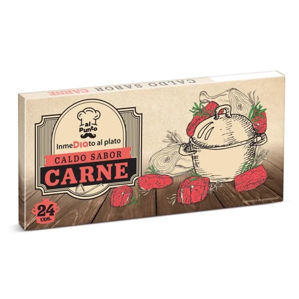 Caldo sabor a carne Al Punto Dia caja 24 unidades - 25.57 ud - Imagen del producto en Findit