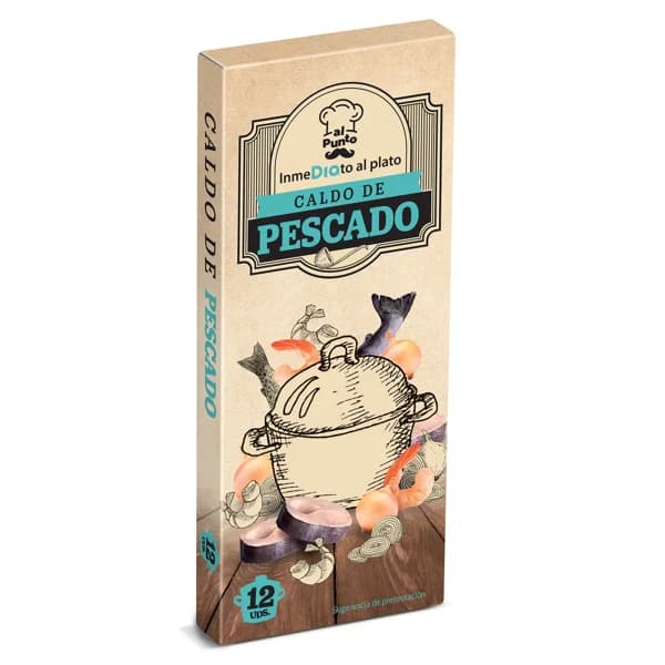 Caldo de pescado Al Punto Dia caja 12 unidades - 11.25 ud - Imagen del producto en Findit
