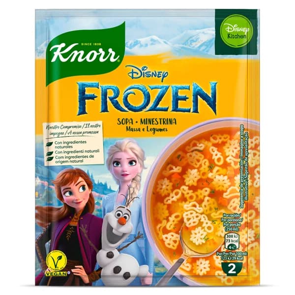 Sopa minestrina Frozen Knorr bolsa 40 g - 1 ud - Imagen del producto en Findit