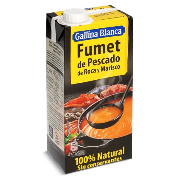 Fumet de pescado Gallina Blanca brik 1 l - 1 l - Imagen del producto en Findit