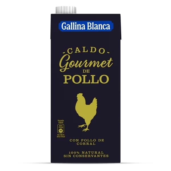Caldo gourmet de pollo Gallina Blanca brik 1 l - 1 l - Imagen del producto en Findit