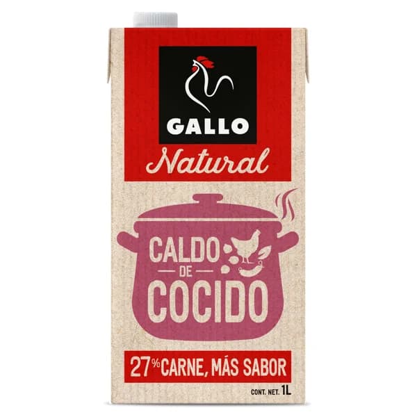 Caldo natural de cocido Gallo brik 1 l - 1 l - Imagen del producto en Findit