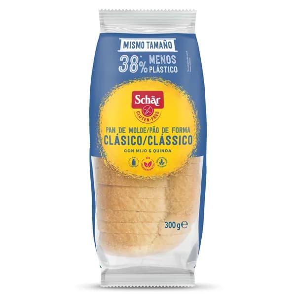 Pan de molde clásico sin gluten Dr. Schar bandeja 300 g - 0.3 kg - Imagen del producto en Findit