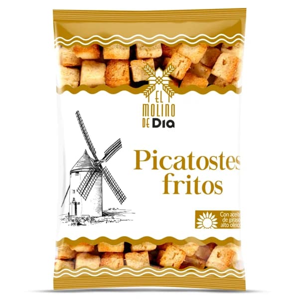 Picatostes fritos El molino de Dia bolsa 75 g - 0.08 kg - Imagen del producto en Findit