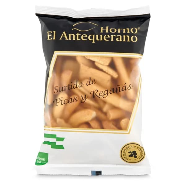 Surtido de picos y regañás Horno el antequerano bolsa 150 g - 0.15 kg - Imagen del producto en Findit
