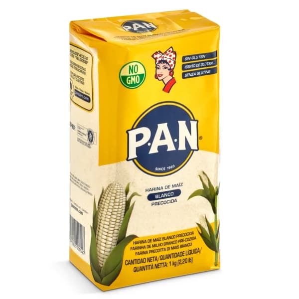 Harina 100% de maíz blanco Pan bolsa 1 Kg - 1 kg - Imagen del producto en Findit
