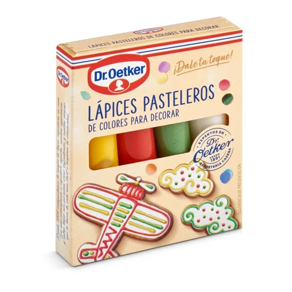 Lápices pasteleros de colores Dr. Oetker caja 76 g - 0.08 kg - Imagen del producto en Findit