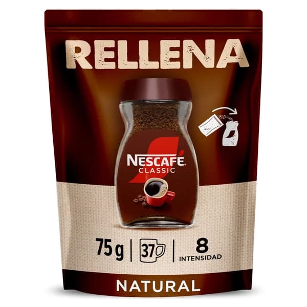 Café soluble natural Nescafé bolsa 75 g - 0.08 kg - Imagen del producto en Findit