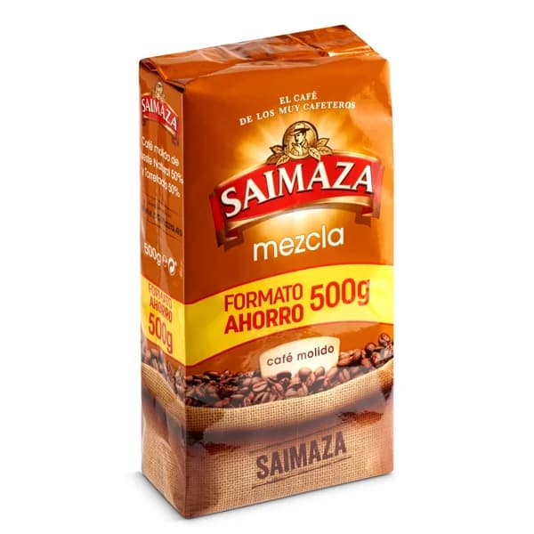 Café molido mezcla Saimaza bolsa 500 g - 0.5 kg - Imagen del producto en Findit