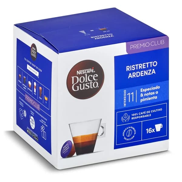 Café en cápsulas ristretto Nescafé Dolce Gusto caja 16 unidades - 15.76 ud - Imagen del producto en Findit