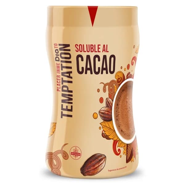 Soluble al cacao Temptation de Dia bote 500 g - 0.5 kg - Imagen del producto en Findit