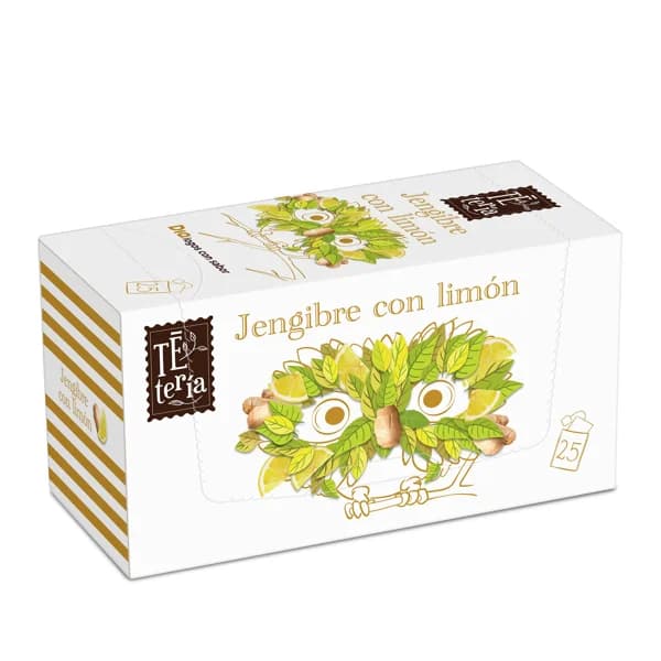 Infusión de jengibre con limón Tetería de Dia caja 25 unidades - 23.57 ud - Imagen del producto en Findit