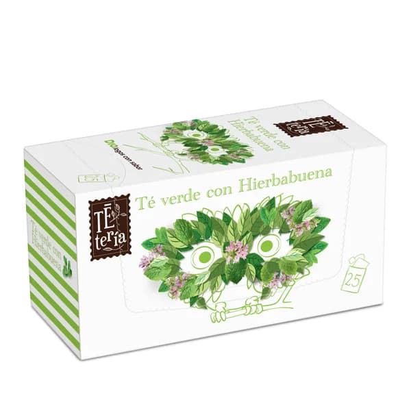 Té verde con hierbabuena  Tetería de Dia caja 25 unidades - 23.57 ud - Imagen del producto en Findit