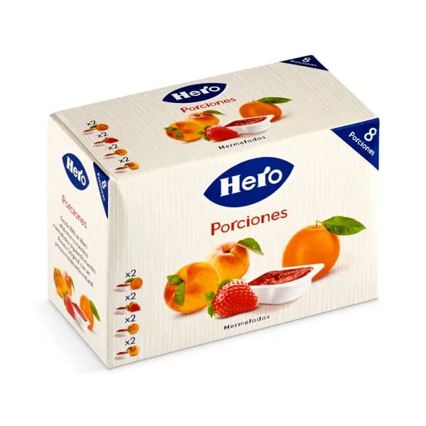 Surtido de confituras 8 unidades Hero caja 200 g - 1 ud - Imagen del producto en Findit