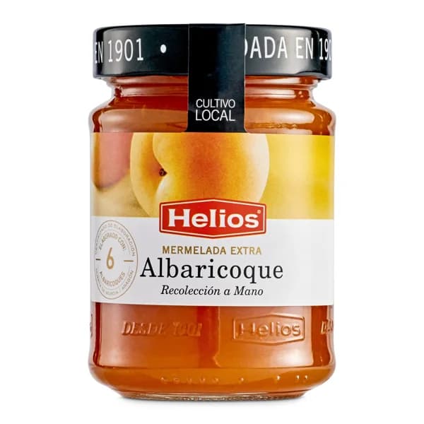 Mermelada de albaricoque extra Helios frasco 340 g - 0.34 kg - Imagen del producto en Findit