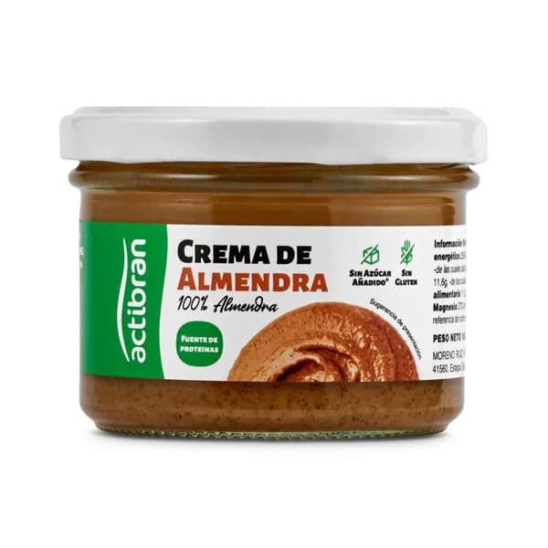 Crema de almendras Actibran frasco 180 g - 0.18 kg - Imagen del producto en Findit