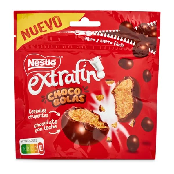 Bolas de chocolate con leche chocobolas Nestlé Extrafino 140 g - 1 ud - Imagen del producto en Findit