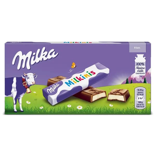 Chocolate con leche milkinis Milka bolsa 87.5 g - 0.09 kg - Imagen del producto en Findit