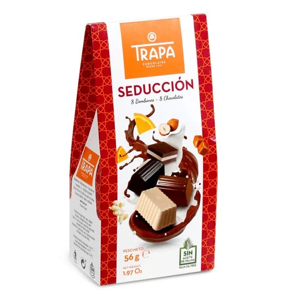 Surtido de bombones seducción Trapa bolsa 56 g - 0.06 kg - Imagen del producto en Findit