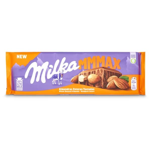 Chocolate con almendras enteras Milka 300 g - 0.3 kg - Imagen del producto en Findit